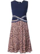 Diane Von Furstenberg Printed Flared Dress