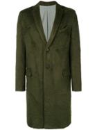Roberto Collina Single Breasted Midi Coat - Green