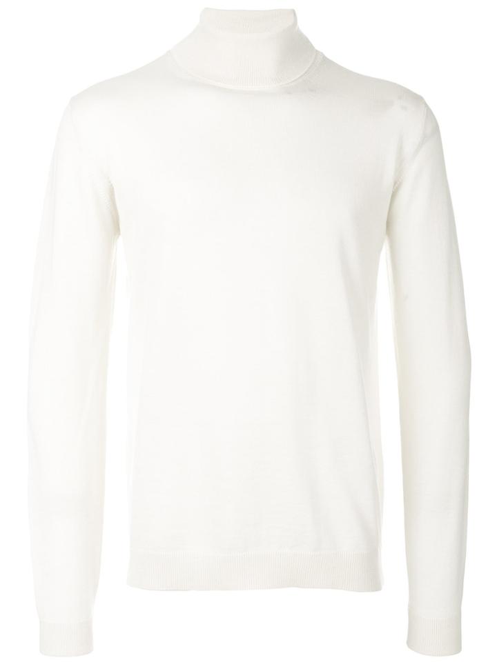 Roberto Collina Roll-neck Jumper - White