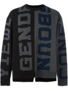 Juun.j Letters Jumper - Grey