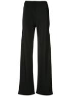 Peter Cohen High-rise Flared Trousers - Black