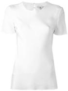 Tibi Shortsleeved Blouse, Women's, Size: 8, White, Silk