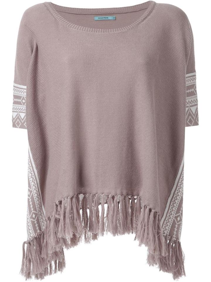 Guild Prime Fringed Hem Detail Tunic