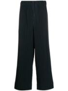 Homme Plissé Issey Miyake Pleated Casual Trousers - Blue