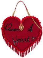 Dolce & Gabbana My Heart Crochet Bag - Red