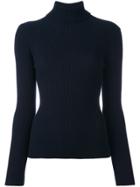 3.1 Phillip Lim Ribbed Roll Neck Jumper - Blue