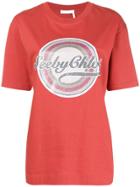 See By Chloé Sbc Logo T-shirt - Red