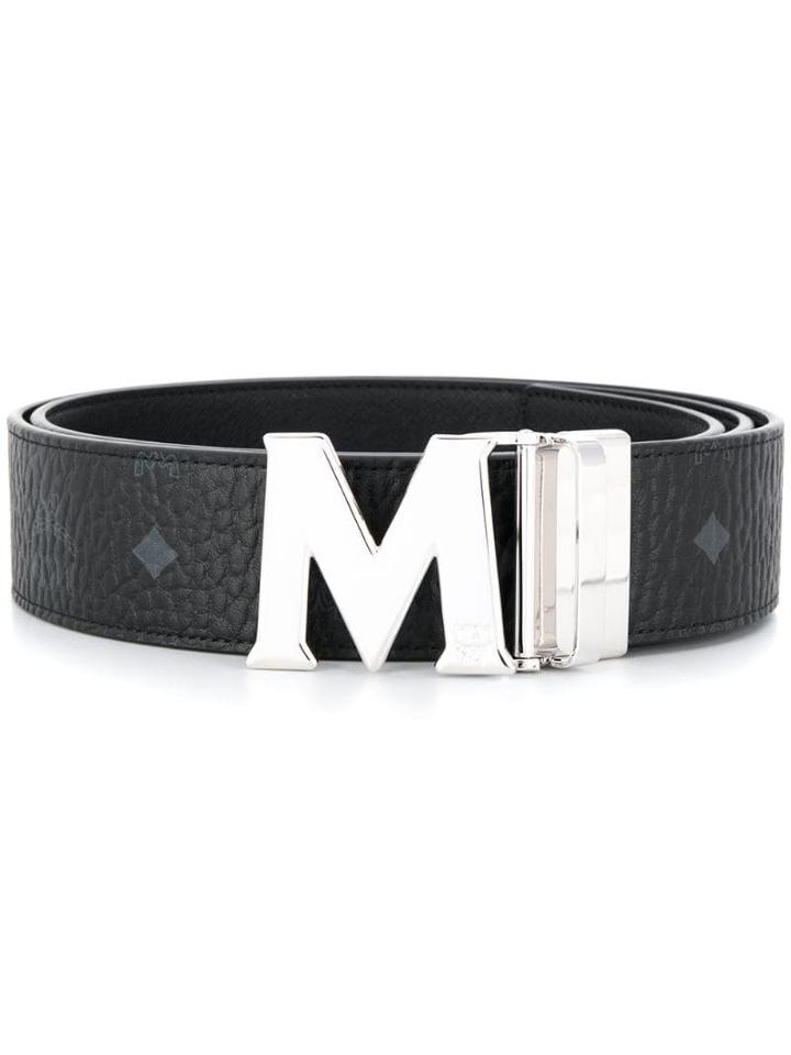 Mcm Claus Reversible Belt - Black
