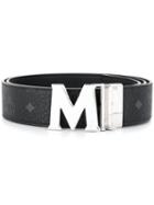 Mcm Claus Reversible Belt - Black