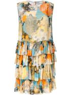 Dries Van Noten Reef Print Dress, Women's, Size: 42, Silk