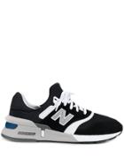 New Balance Panel Lace-up Sneakers - Black