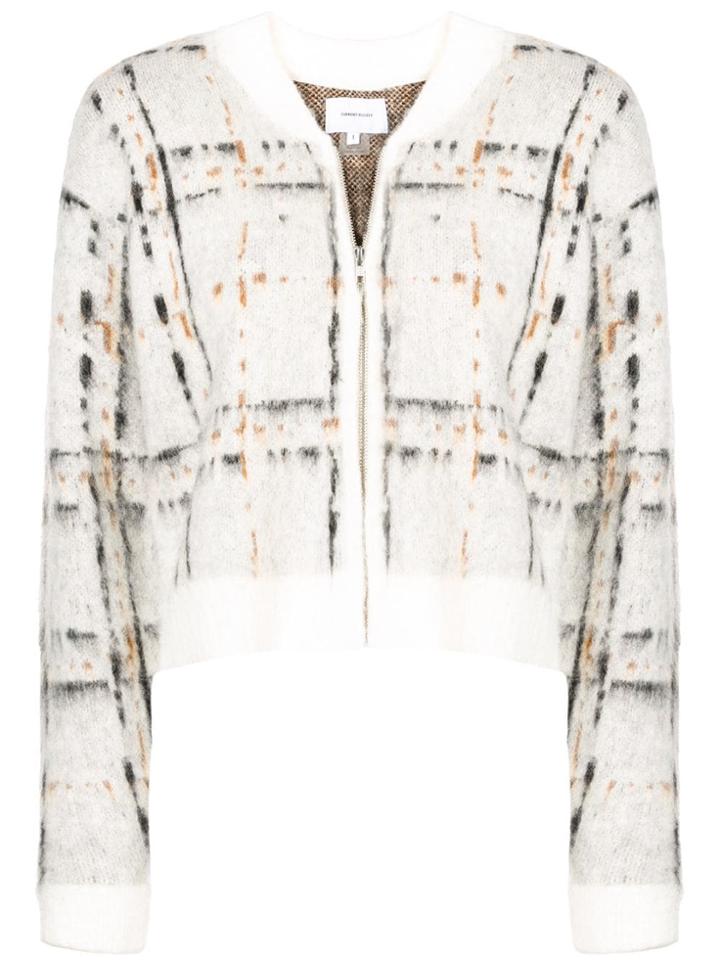 Current/elliott Bets Cropped Cardigan - White
