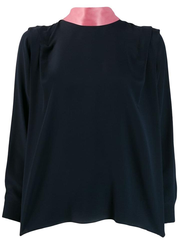 Roksanda Pleated Shoulder Blouse - Blue