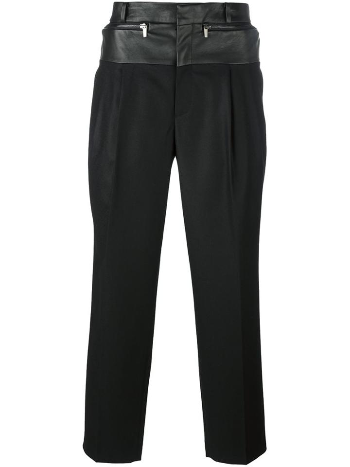 Juun.j Waist Detail Cropped Trousers