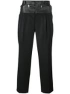 Juun.j Waist Detail Cropped Trousers