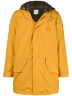Aspesi Lined Hooded Coat - Orange