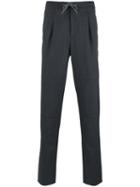 Brunello Cucinelli Pinstriped Straight Trousers, Men's, Size: 52, Black, Wool