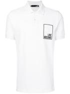 Love Moschino Logo Print Polo Shirt - White