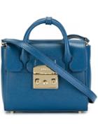 Furla Clasp Fastening Cross-body Bag, Women's, Blue