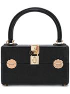 Dolce & Gabbana 'dolce' Box Tote, Women's, Black, Leather/metal (other)