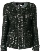 Comme Des Garçons Vintage Tweed Jacket - Black