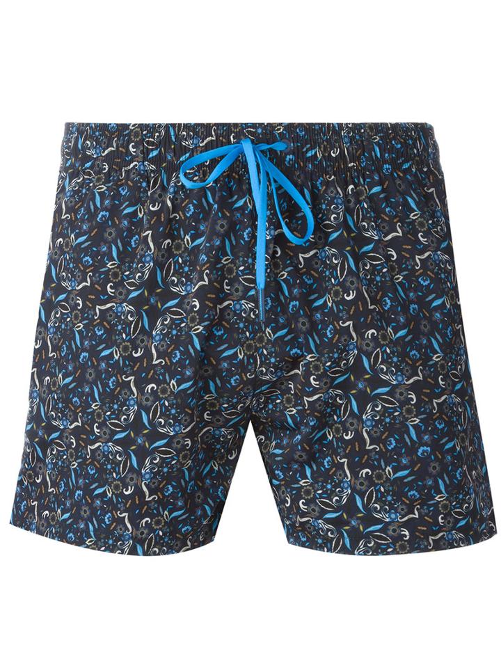 Fendi - Printed Swim Shorts - Men - Polyamide/spandex/elastane - 54, Blue, Polyamide/spandex/elastane