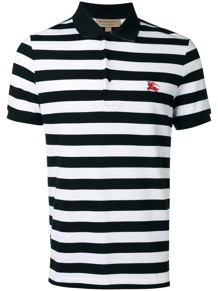 Burberry - Striped Polo Shirt - Men - Cotton - Xl, White, Cotton