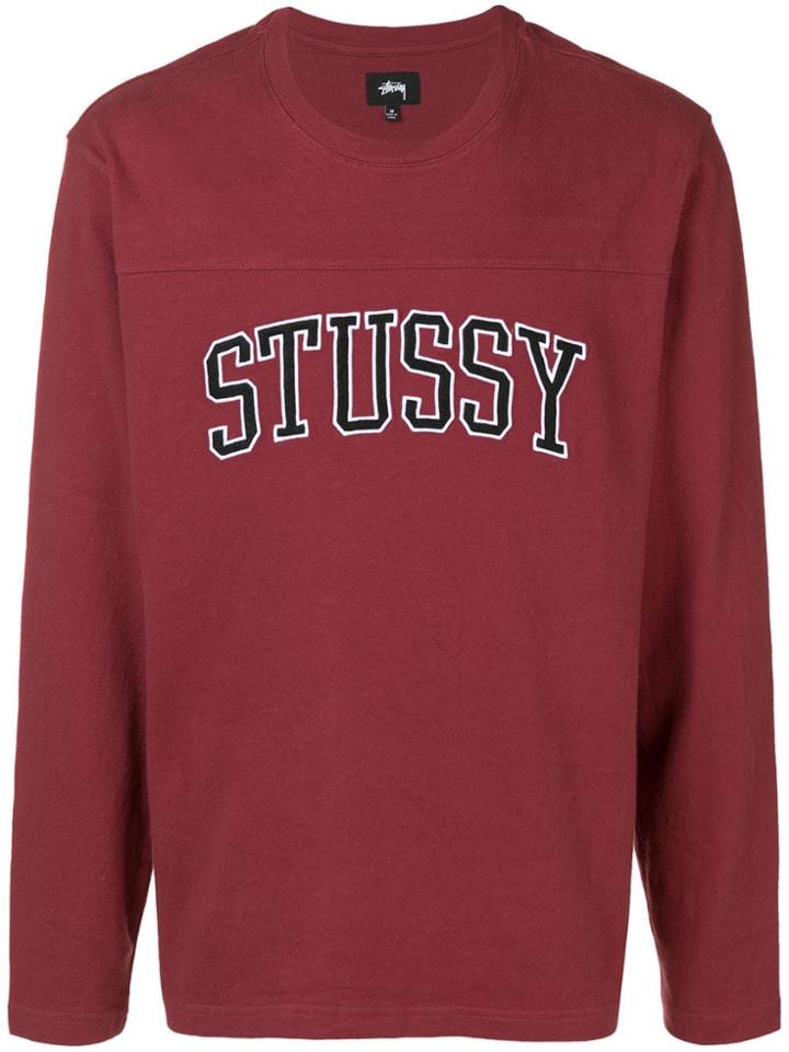 Stussy Logo Sweatshirt - Red