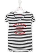 Zadig & Voltaire Kids Teen Striped T-shirt - Blue