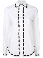 Moschino Stitchings Print Shirt - White