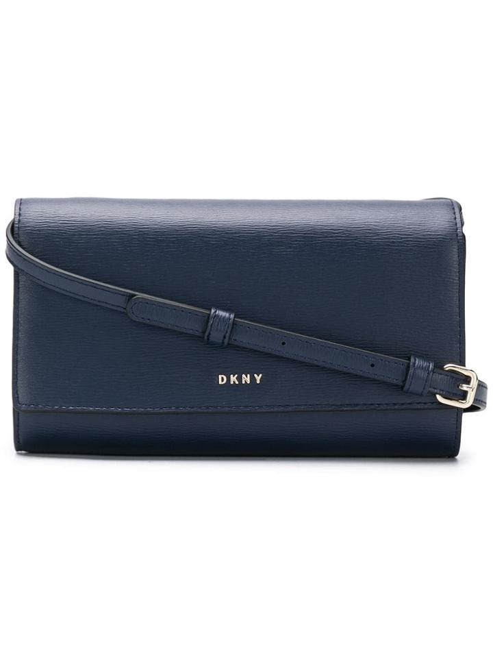 Dkny Logo Cross-body Bag - Blue