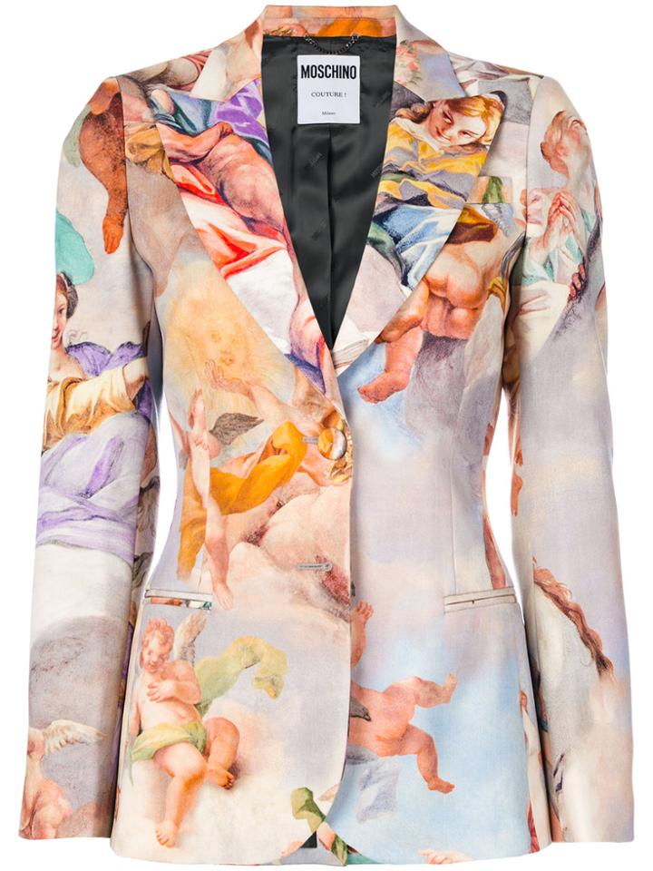 Moschino Fresco Print Blazer - Multicolour