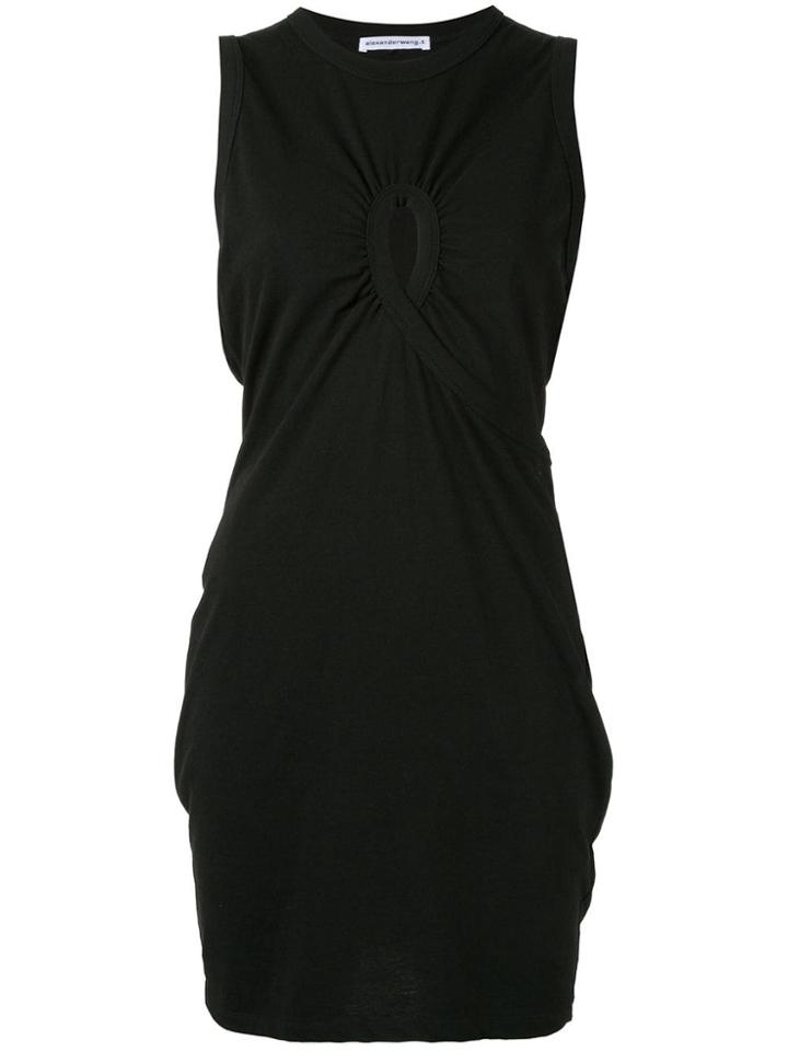 T By Alexander Wang High Twist Jersey Dress - Black