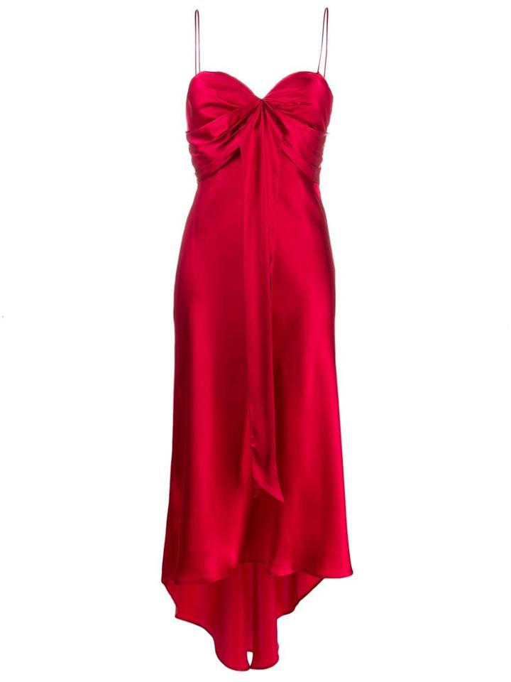 Pinko High-low Hem Long Dress - Red