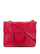 Fendi Ff Fendi Slip Large Shoulder Bag - Red