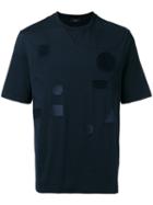 Joseph Tonal Badge T-shirt, Men's, Size: Large, Blue, Cotton