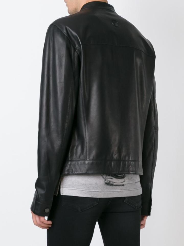 Versace Collection Leather Jacket