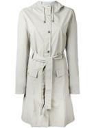 Rains - Zip-up Coat - Women - Polyester/polyurethane - Xs, Grey, Polyester/polyurethane
