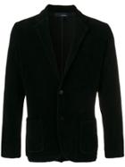 Lardini Patch Pocket Blazer - Black
