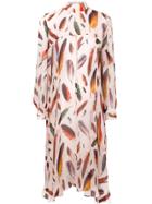 Paul Smith Feather Print Dress - Multicolour