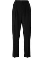 Isabel Marant Lissa Trousers, Women's, Size: 42, Black, Viscose/virgin Wool/cotton