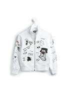 Dsquared2 Kids Graffiti Print Jersey Jacket
