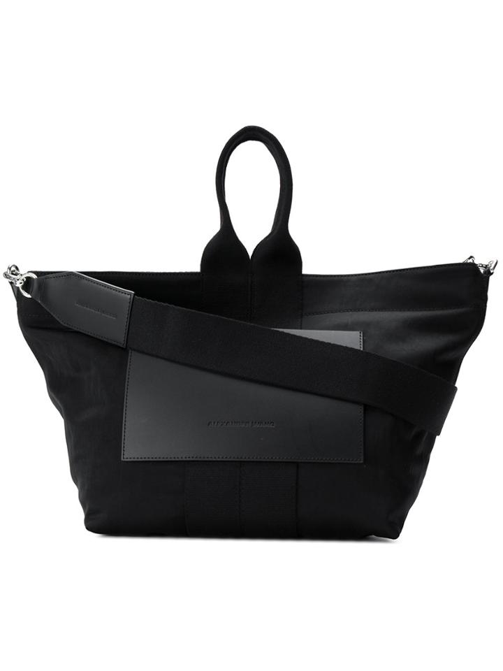 Alexander Wang Washed Satin Tote - Black