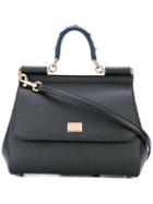 Dolce & Gabbana - Small Sicily Tote - Women - Leather - One Size, Black, Leather