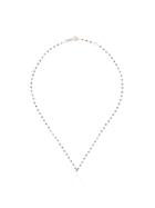 Gigi Clozeau 18kt Rose Gold Single-diamond Beaded Necklace -