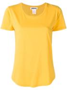 Hope Curved Hem T-shirt - Yellow