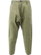 Ziggy Chen Cropped Trousers - Green