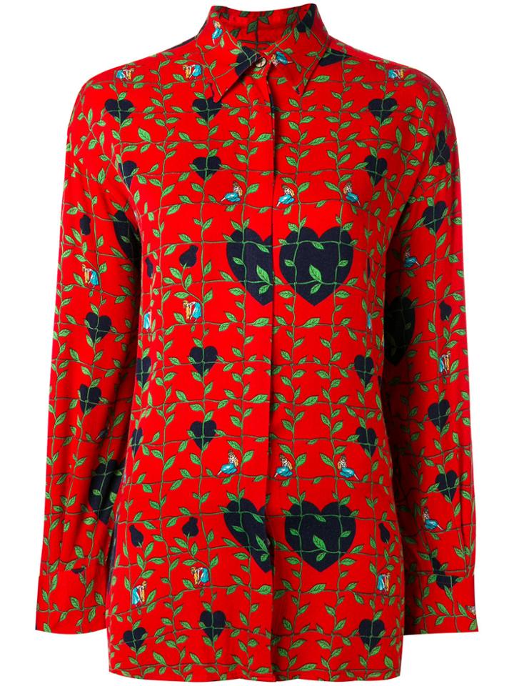 Jc De Castelbajac Vintage Thumbelina Print Shirt - Red