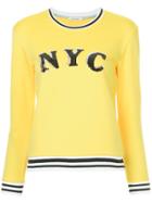 Guild Prime Sequin Embroidery Sweatshirt - Yellow & Orange