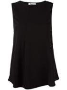 Dondup 'aimee' Tank Top, Women's, Size: Large, Black, Viscose/polyamide/spandex/elastane